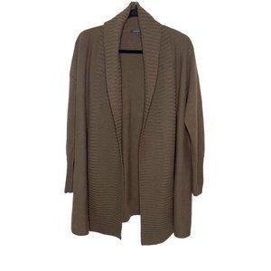 Lafayette 148 New York | Cashmere Open Front Shawl Collar Cardigan